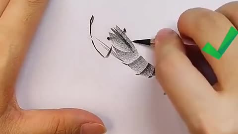 Shrimp painting