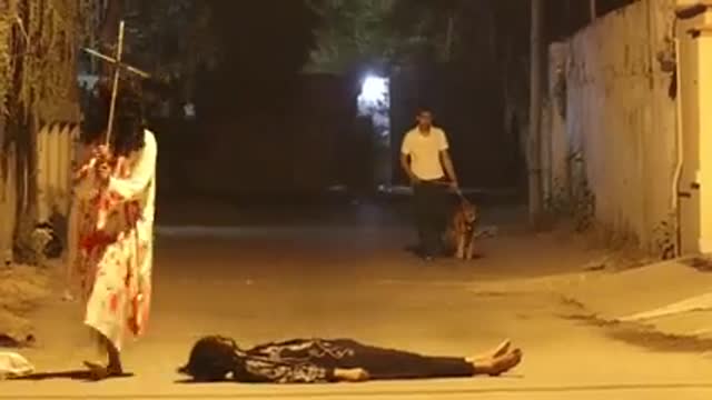 Prank On The Street! SCARY GHOST!!