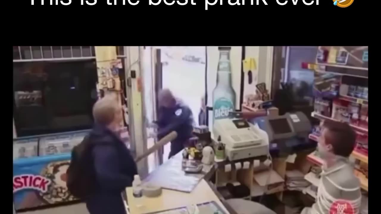 Prank on innocent man!