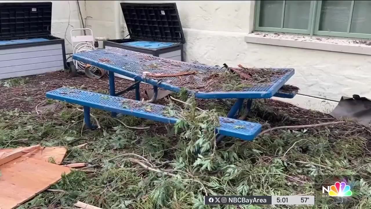 Storm cleanup continues across the Bay Area