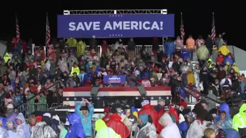 President Trump speaks at Save America rally in Greensburg, Pennsylvania