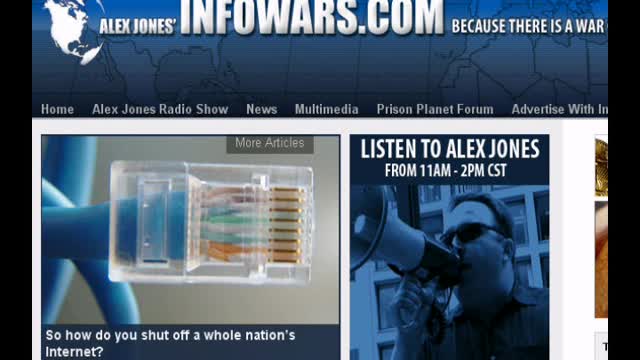 ALEX JONES SHOW FULL EPISODE JAN 31 2011 MONDAY ARCHIVE