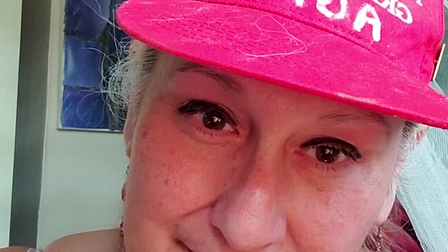 MAGA hat on!