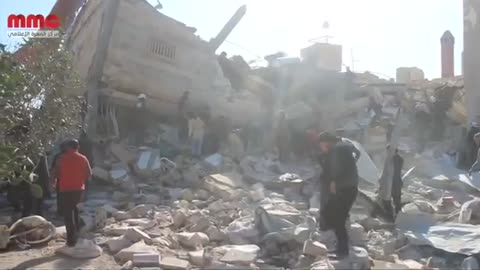 Hunt for survivors in rubble of bombed MSF hospital in Syria