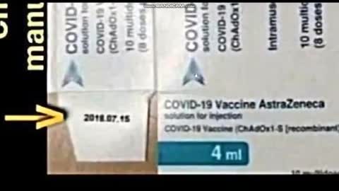 The COVID19 "vaxxines" were mass produced in 2018. Check out the date inside the packaging!