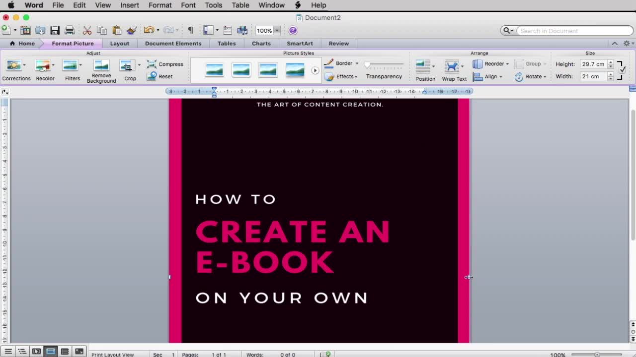 How To Put Your E Book Cover