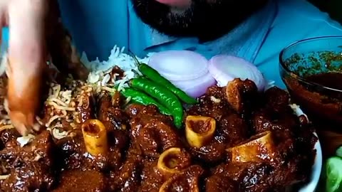 #ASMR #spicy #mutton eating. #mutton spicy eating.