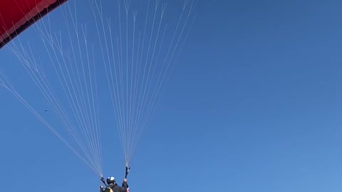 hang gliding flight