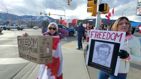 Penticton Freedom Rally _Marcel Walkabout- NEWS OF WORLD