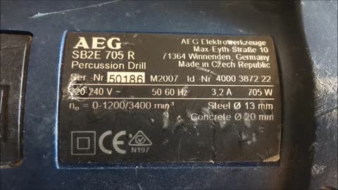 AEG SB2E 705 R Percussion Drill