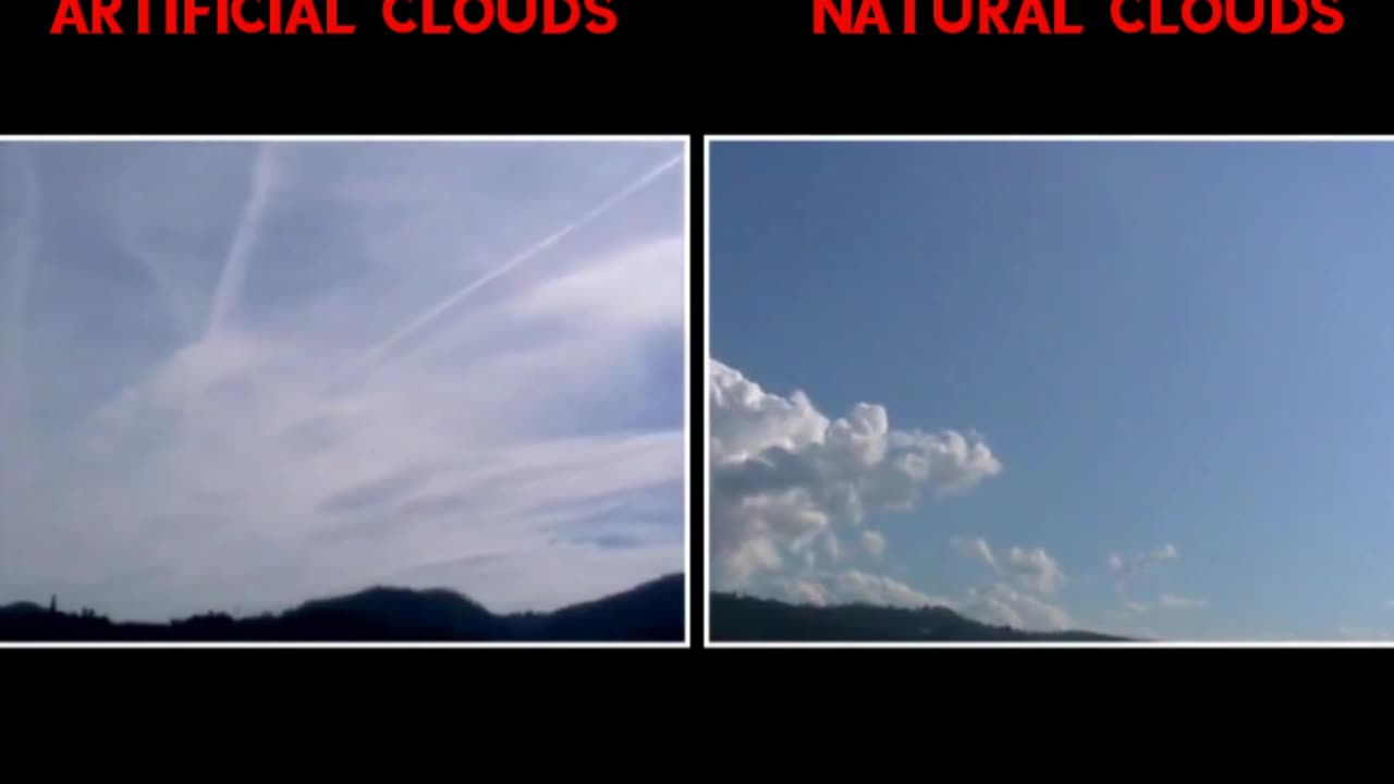 ARTIFICIAL CLOUDS VS NATURAL CLOUDS