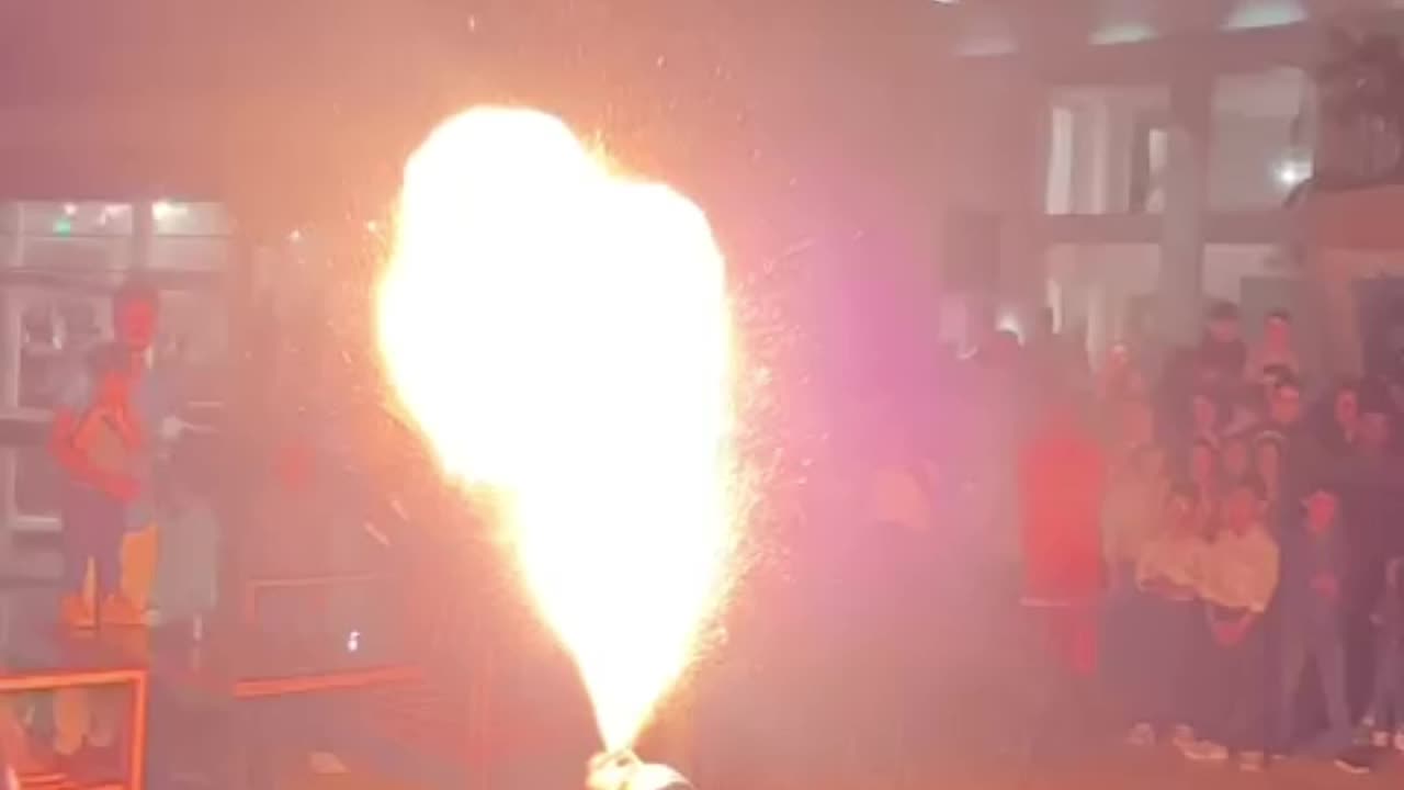 Watch this amazing performance with FIRE