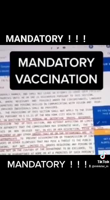 MANDATORY VACCINES