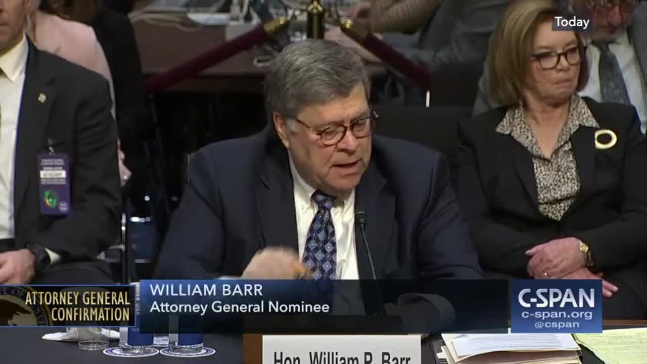 Ben Sasse Questions William Barr About Jeffrey Epstein During Confirmation Hearing