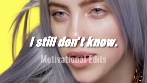 #billieeilish #beyou #life #_motivational_edits_ #insipirational #trending #viral #fypシ #foryou #for