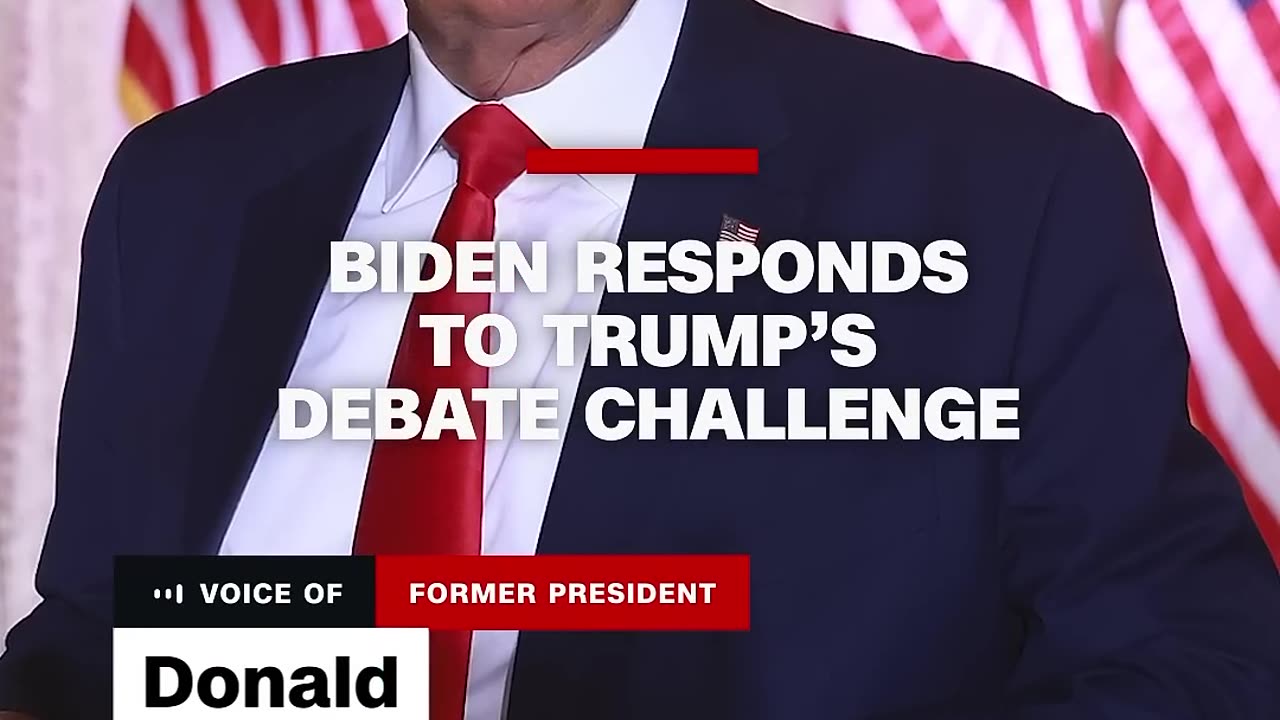 Biden responds to Trump’s debate challenge: