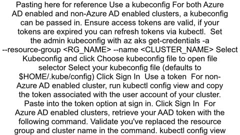 Not able to browse Kubernetes dashboard for clusters created in Azure