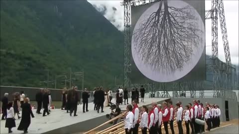 Luciferian Ceremony During the CERN Tunnel Opening