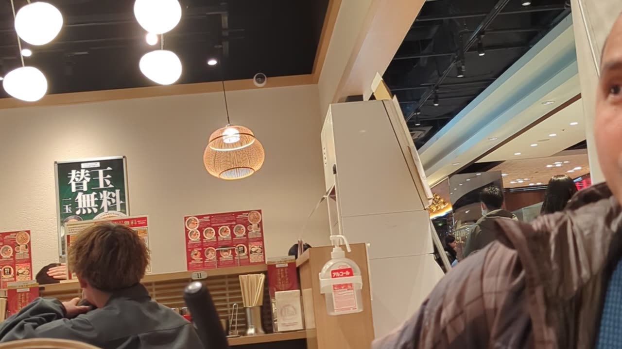 Restaurant Guests Watch Lights Swing From Ceiling During Earthquake