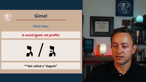 Learn Biblical Hebrew: The Letter Gimel with Gever Hakam, Prov 24, & Jer 10