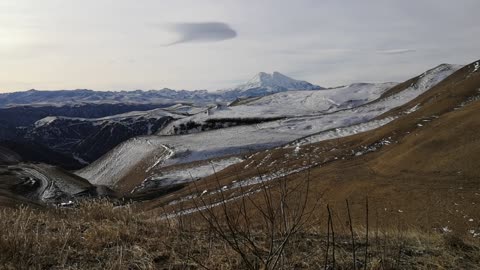 Elbrus in winter