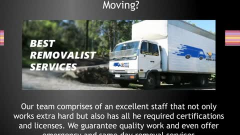 Best Movers Adelaide