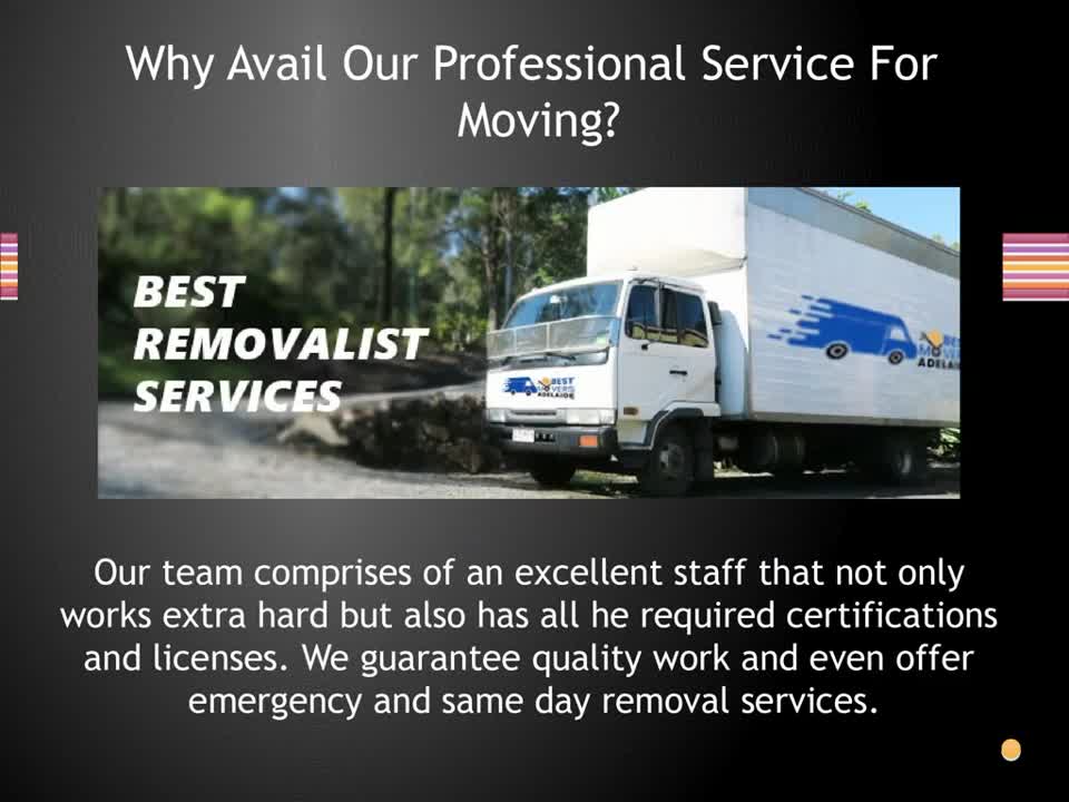 Best Movers Adelaide