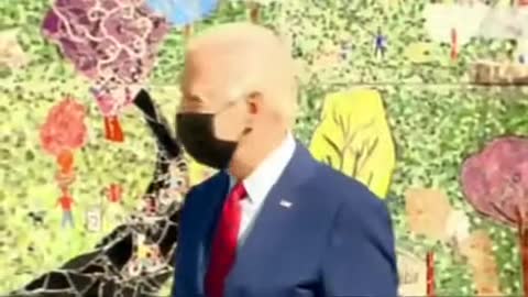 Classic Biden! Groping children, wandering off in a middle of his wife's speech...