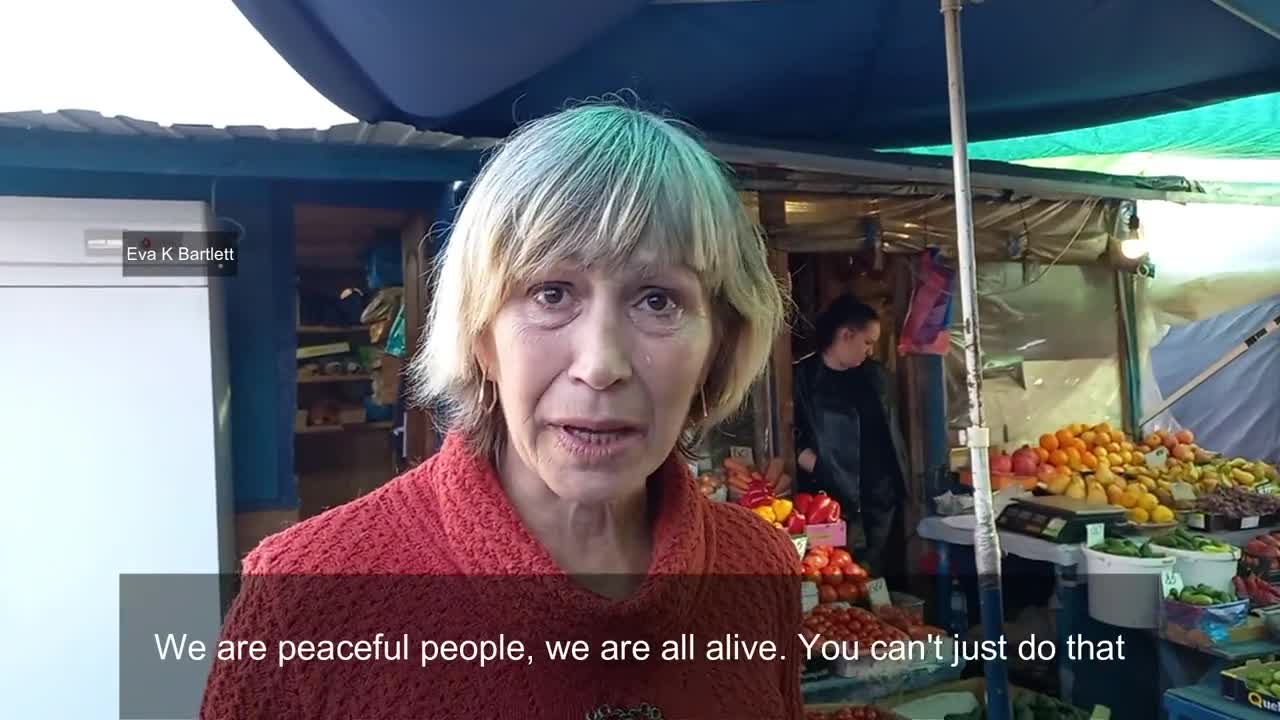 2022-09-21 Woman I met in a Donetsk market yesterday. She just wants peace.