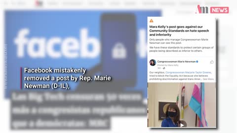 Big Tech censors Republican congressmen fifty times more than Democrat congressmen
