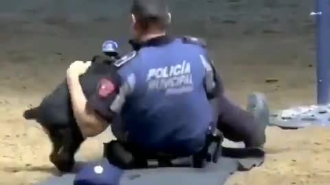 Amazing!!!! Rescue Dog Giving CPR to a Dying Man