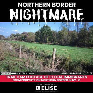 NORTHERN BORDER NIGHTMARE: Trail Cam Footage of Illegal Immigrants From NY-21 Property On The Border