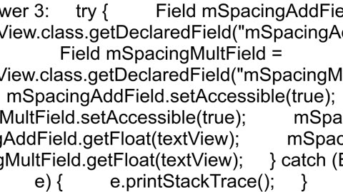 How to get linespacing of a TextView