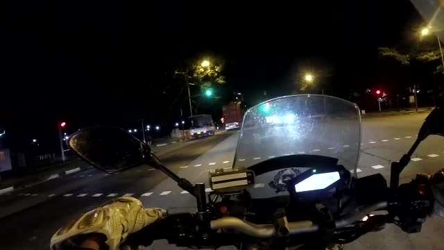 Motorcycle crash