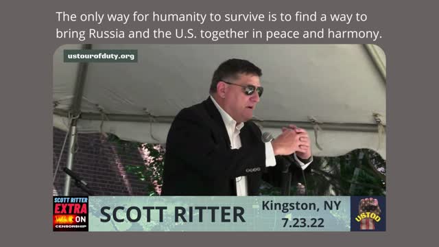 Scott Ritter in Kingston, NY: Peace with Russia is a necessity