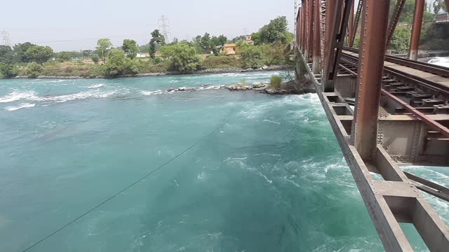 Bhakra river.
