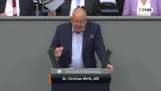 Dr. Christian Wirth Rede vom 13.05.2022 - Wehrhafte Demokratie gegenüber Extremismus