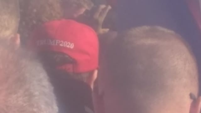 Alex jones and Owen shroyer at save america rally