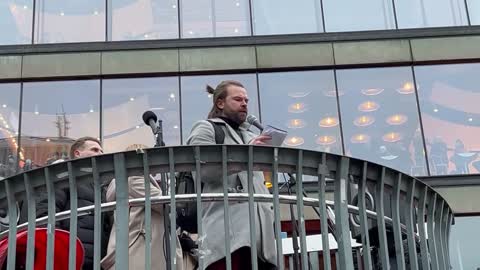 Nils Littorins tal på demonstrationen mot vaccinpass