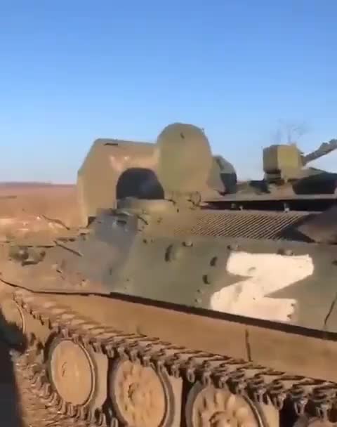 ❗The defeated column of Russian Nazis in the Zaporozhye direction.