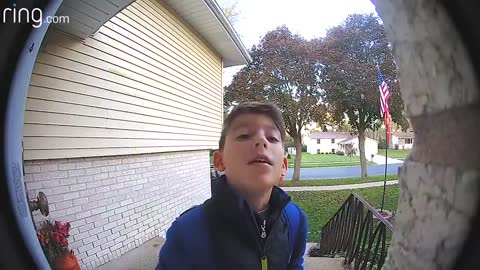 Son Found a Creative Way to Update His Dad Via Ring Video Doorbell