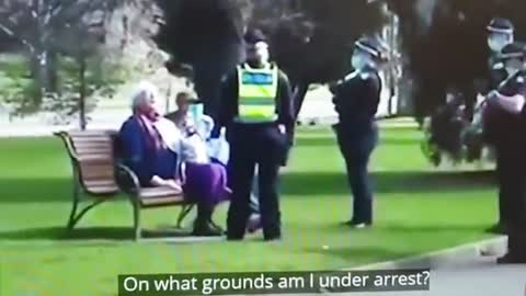 Old lady has mobile removed by police