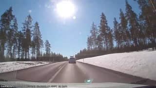 Truck Driver Instantly Regrets Not Checking Blind Spot