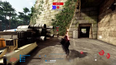 Star Wars Battlefront II: Instant Action Mission (Attack) Yavin 4 Empire Gameplay