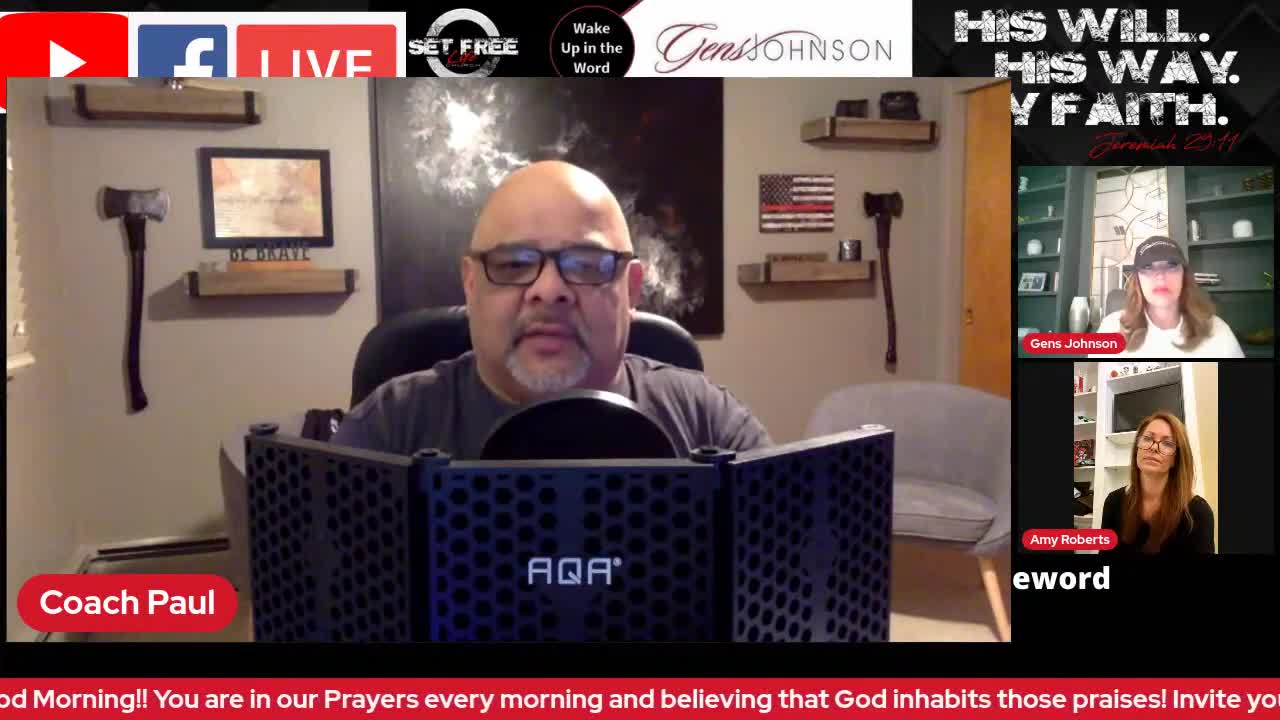 E. 163 "Wake Up In The Word" with Pastor Paul & Gens Johnson, The Mindset Master