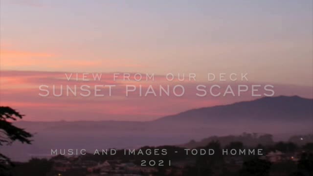 Piano Scapes Sunset