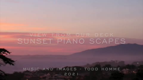 Piano Scapes Sunset