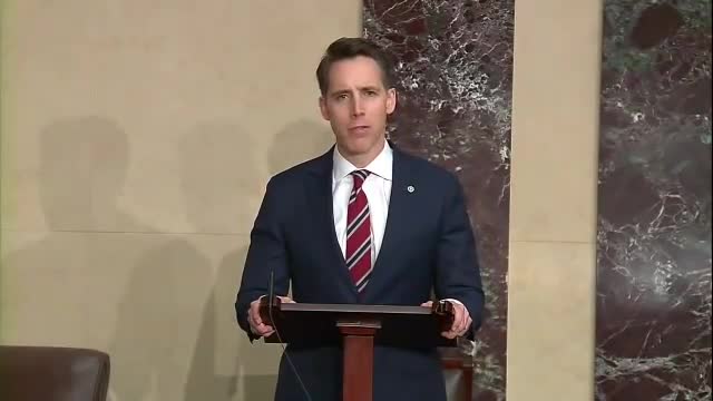 'Is This A Protest... You Bet It Is!': Josh Hawley Blocks Key Biden Nominees