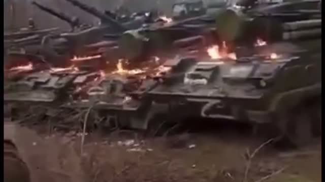 Another attack on Russian tank