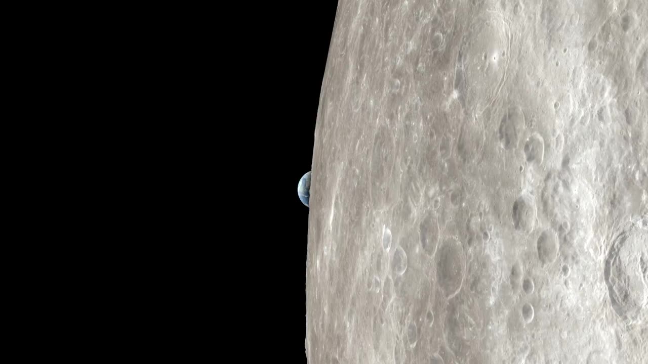 Lunar Splendor: A Captivating 4K View of the Moon's Enigmatic Beauty